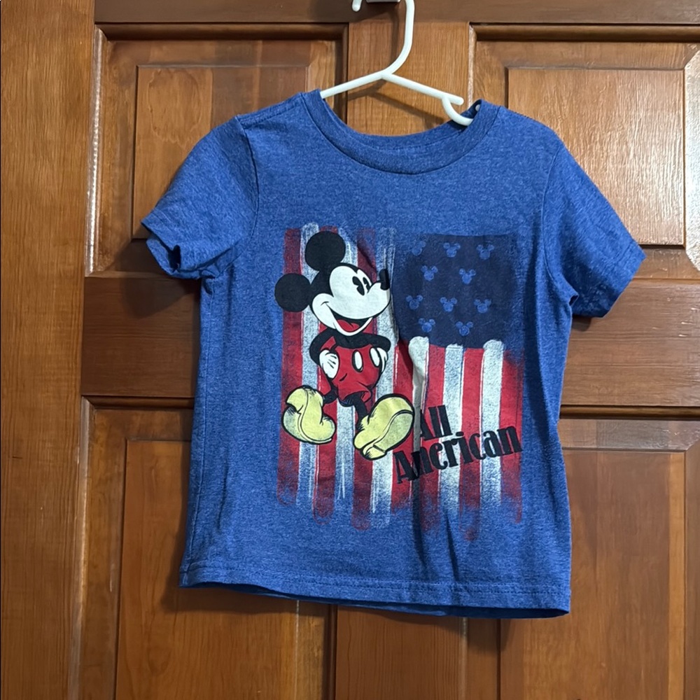 Disney Kids Blue All-American Mickey T-Shirt